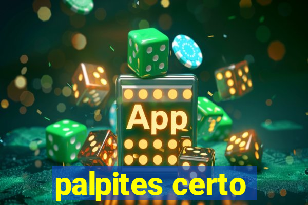 palpites certo